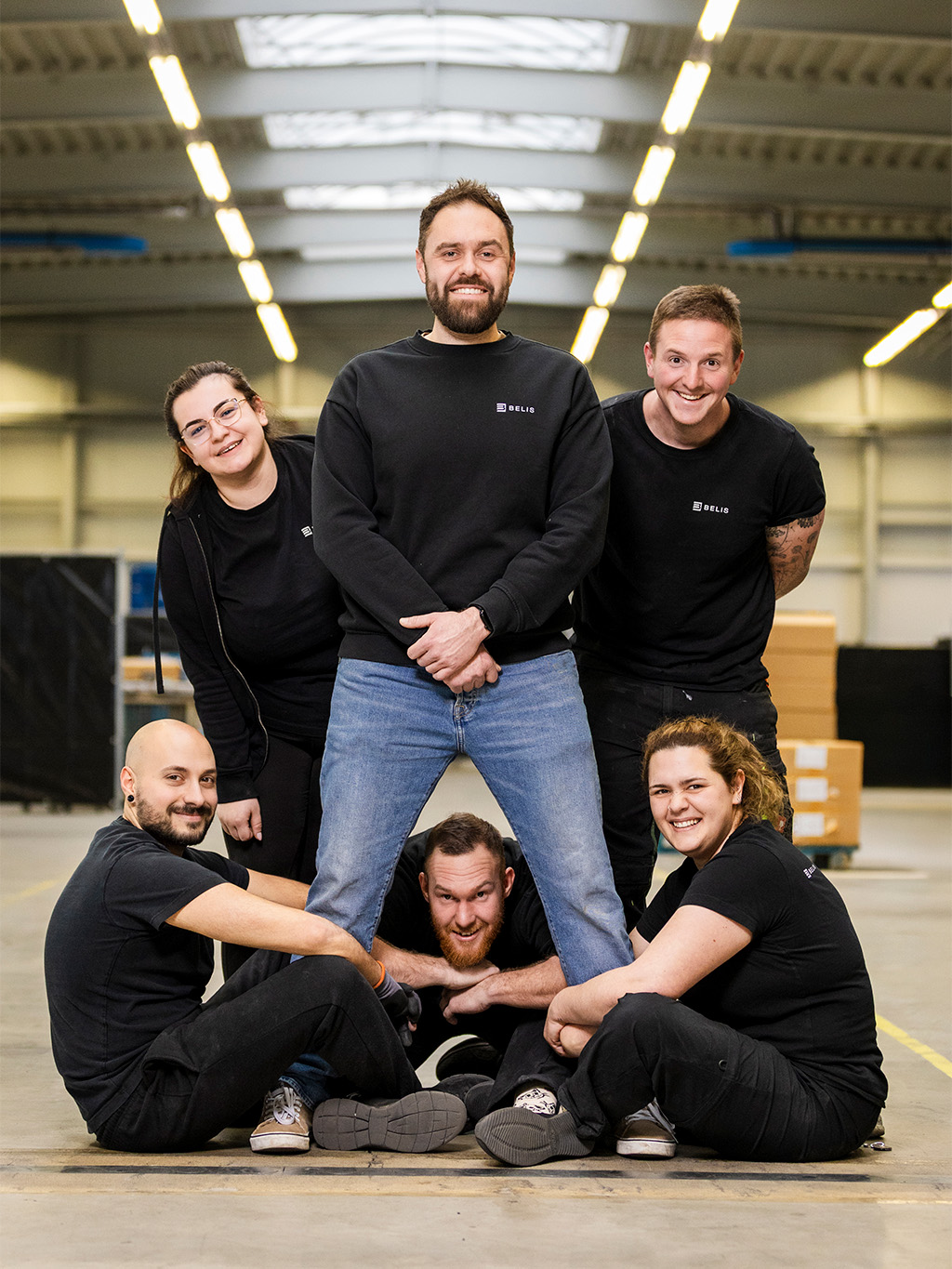 Das junge, dynamische Team von BELIS.